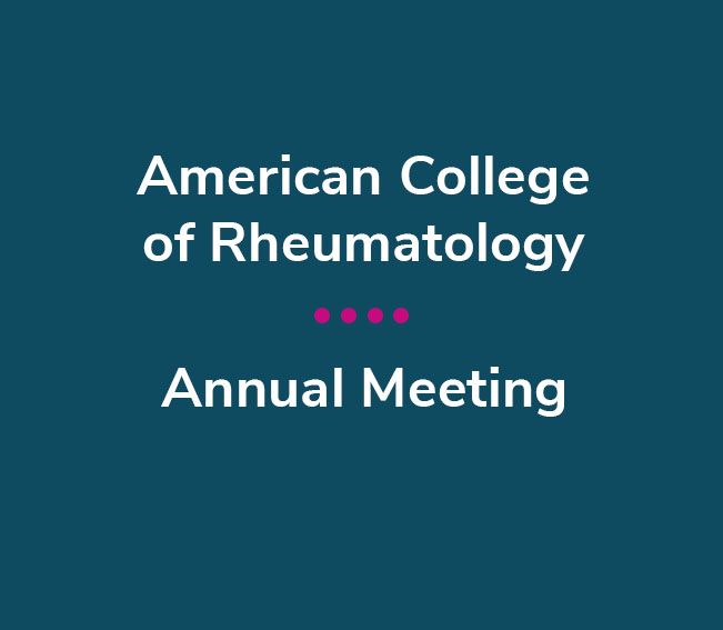 American College of Rhematology Annual Meeting.