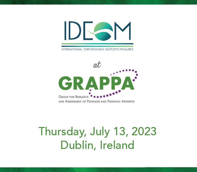Save the date. Ideom at Grappa. Thursday, July, 13, 2023.